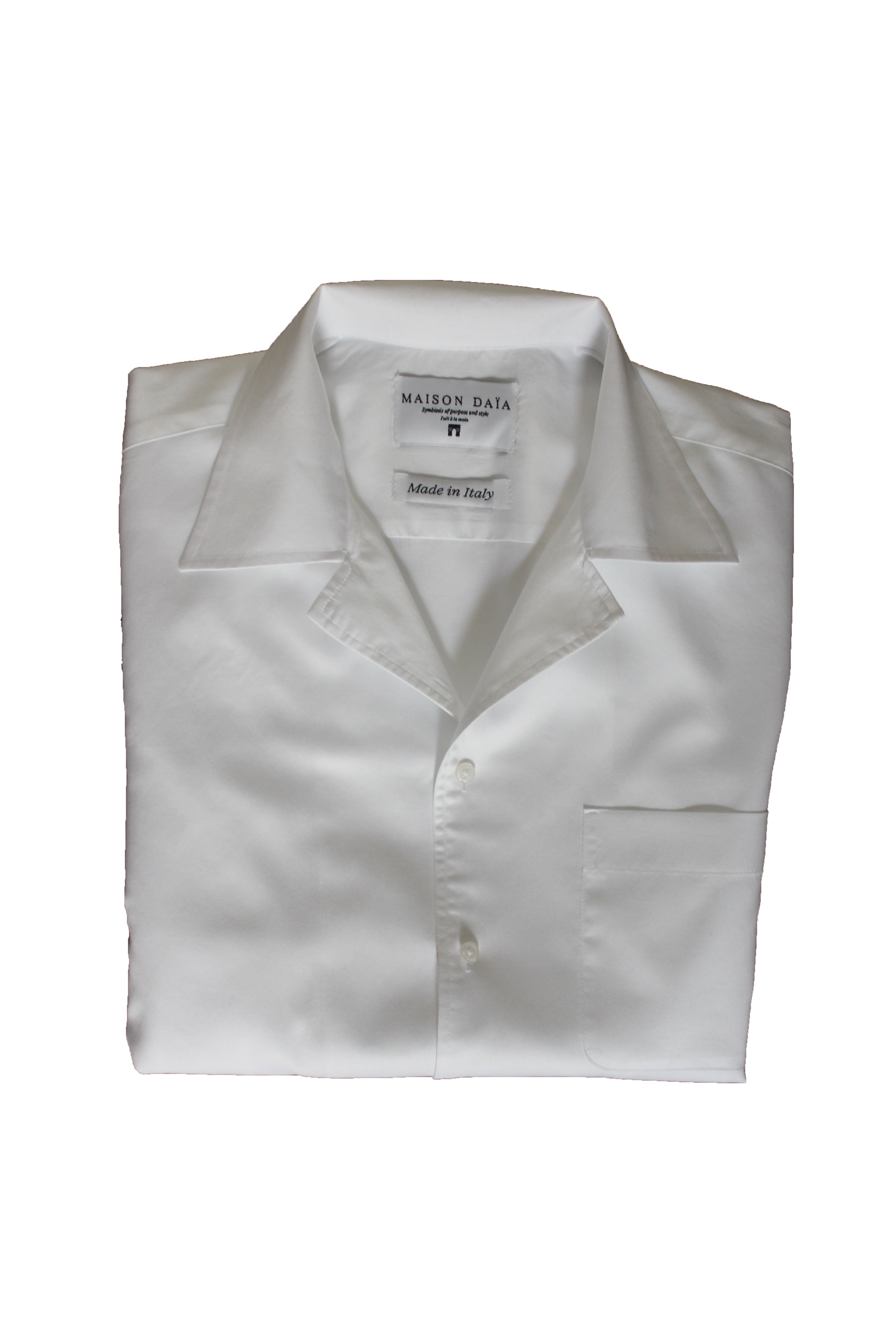 White Shirt Vintage Collar